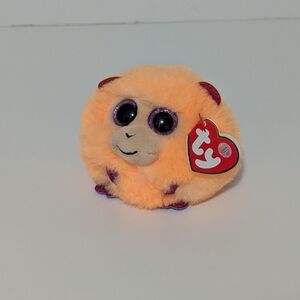 Coconut Ty Puffies Monkey Orange and Purple